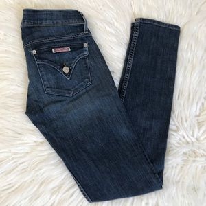 Hudson Flap Pocket Skinny Jeans Sz 25